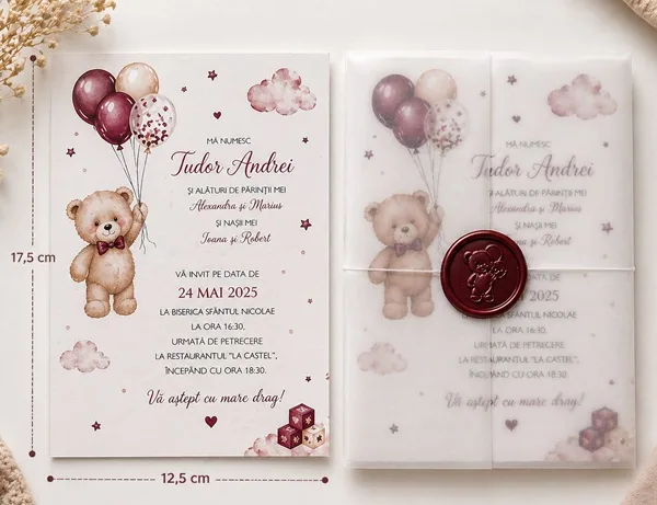 Invitatii de botez personalizate - InvitatiiBotez 01