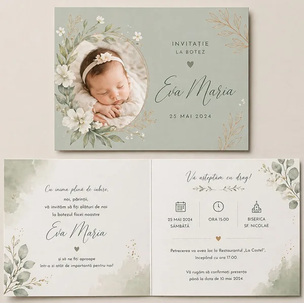 Invitatii de botez personalizate - InvitatiiBotez 02