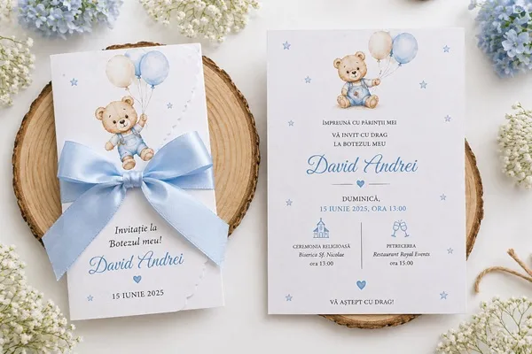 Invitatii de botez personalizate - InvitatiiBotez 11