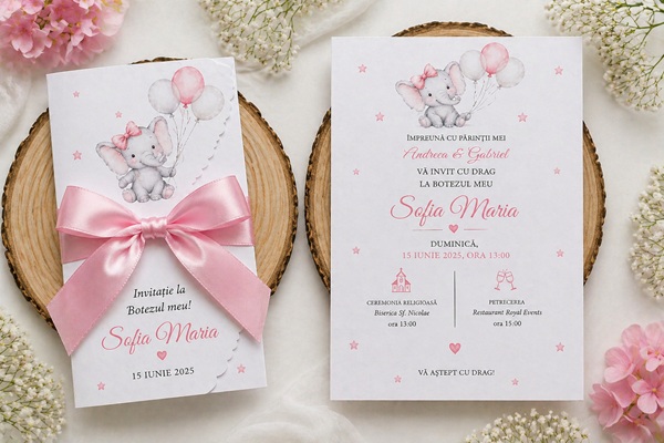 Invitatii de botez personalizate - InvitatiiBotez 211