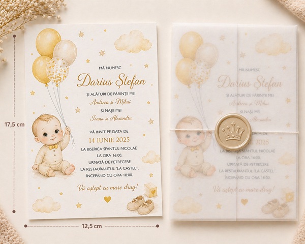 Invitatii de botez personalizate - InvitatiiBotez 31