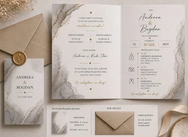 Invitatii de nunta personalizate - InvitatiiNunta 24