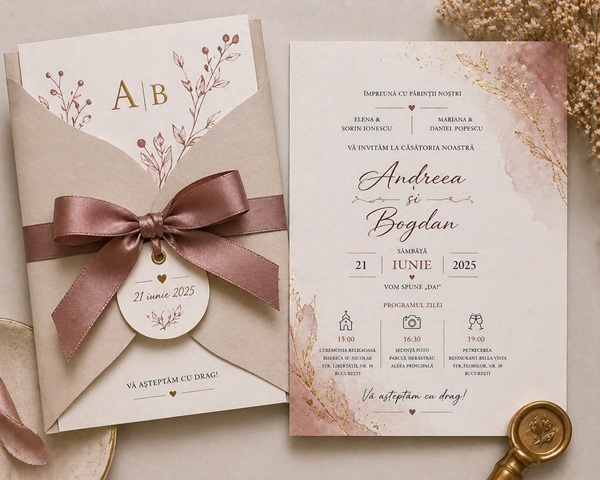 Invitatii de nunta personalizate - InvitatiiNunta 28