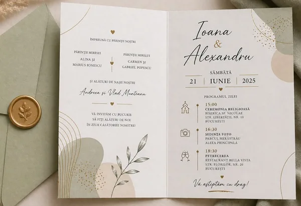 Invitatii de nunta personalizate - InvitatiiNunta 29