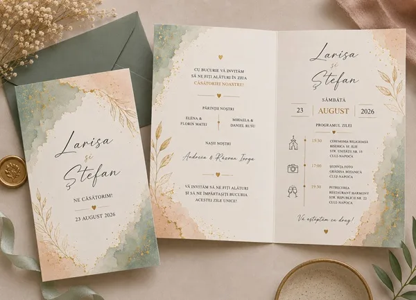 Invitatii de nunta personalizate - InvitatiiNunta 312