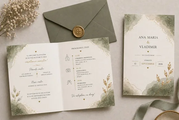 Invitatii de nunta personalizate - InvitatiiNunta 34