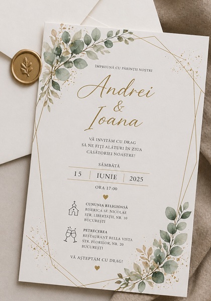 Invitatii de nunta personalizate - InvitatiiNunta 36