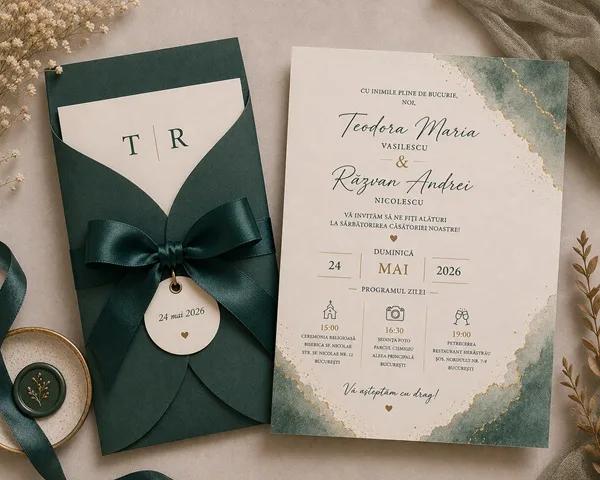 Invitatii de nunta personalizate - InvitatiiNunta 38
