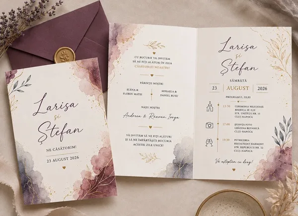 Invitatii de nunta personalizate - InvitatiiNunta 39