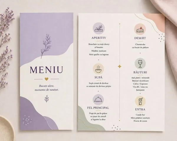 Meniuri pentru nunta si botez - Meniu 27