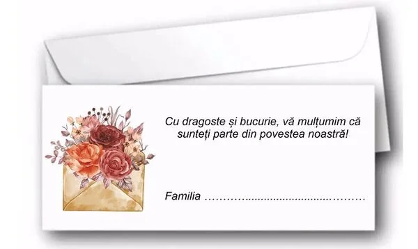Plicuri de bani pentru nunta si botez - plic 36